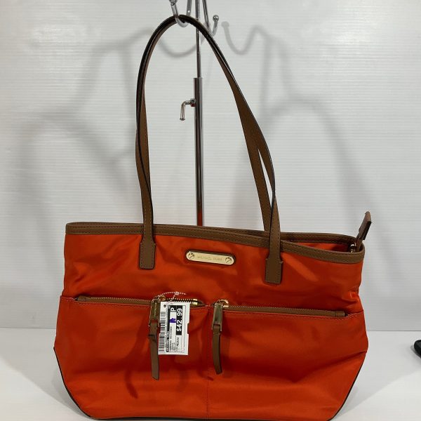 Handbag Designer By Michael Kors In Orange, Size:Medium Online now