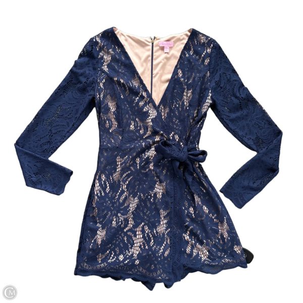 Romper Designer By Lilly Pulitzer In Navy, Size: S on Sale