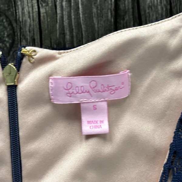 Romper Designer By Lilly Pulitzer In Navy, Size: S on Sale - Image 3