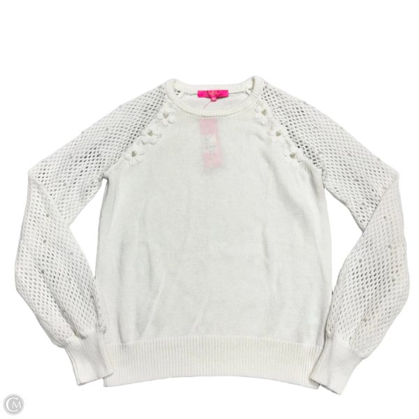 Sweater Designer By Lilly Pulitzer In White, Size: S Online