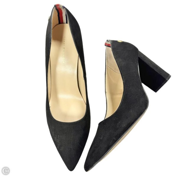Shoes Heels Block By Tommy Hilfiger In Black, Size: 11 Online Sale