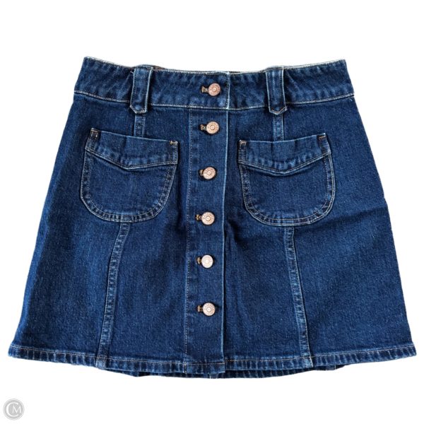 Skirt Mini & Short By Madewell In Blue Denim, Size: 4 Cheap