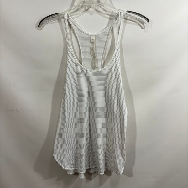 Athletic Tank Top By Lululemon In White, Size: 8 Online now