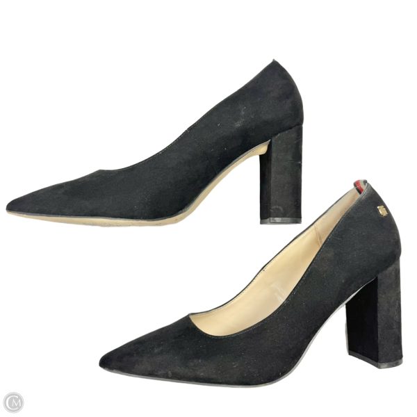 Shoes Heels Block By Tommy Hilfiger In Black, Size: 11 Online Sale - Image 2