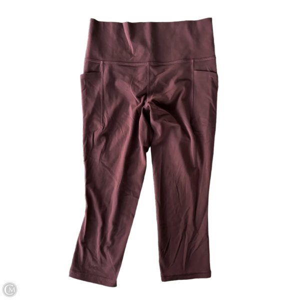 Athletic Leggings Capris By Athleta In Brown, Size: M Online Hot Sale