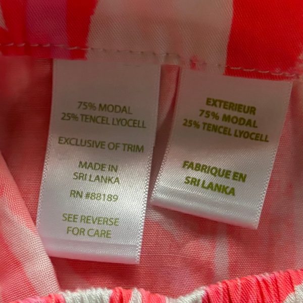 Shorts Designer By Lilly Pulitzer In Pink & White, Size: M Online - Image 4